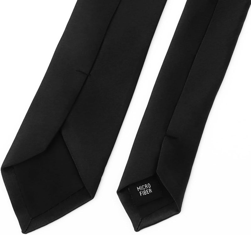 DR ANISON Skinny Tie Men Women 2" (5CM) Slim Necktie Solid Thin Ties Formal - Image 3